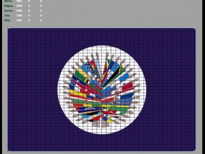 oas 3d flag 3D Model