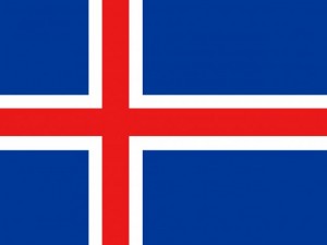 iceland flag CG 텍스쳐