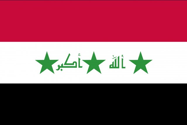 iraq flag Texturas CG .c4d .max .obj .3ds .fbx .stl .blend 