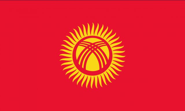 kyrgyzstan flag CG Textures .c4d .max .obj .3ds .fbx .stl .blend 
