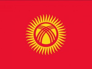 kyrgyzstan flag CG Tekstury