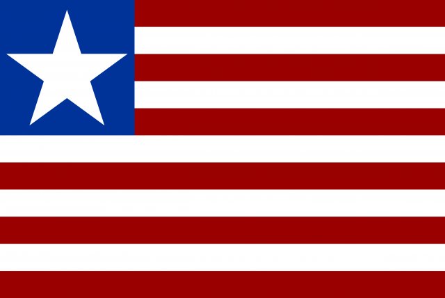 liberia flag CG Textures .c4d .max .obj .3ds .fbx .stl .blend