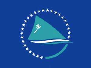 Текстура текстуры флага Тихоокеанского сообщества CG Текстуры