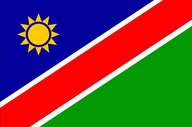 namibia flag CG Textures .c4d .max .obj .3ds .fbx .stl .blend 
