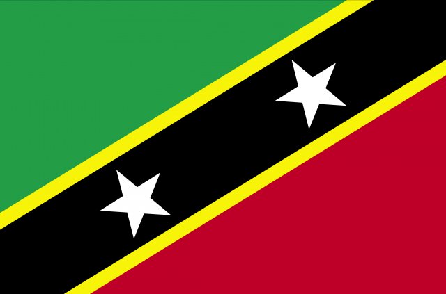 saint kitts and nevis flag CG Textures .c4d .max .obj .3ds .fbx .stl .blend