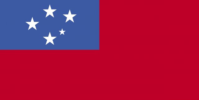 samoa flag CG Textures .c4d .max .obj .3ds .fbx .stl .blend