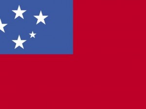 samoa flag CG 텍스쳐