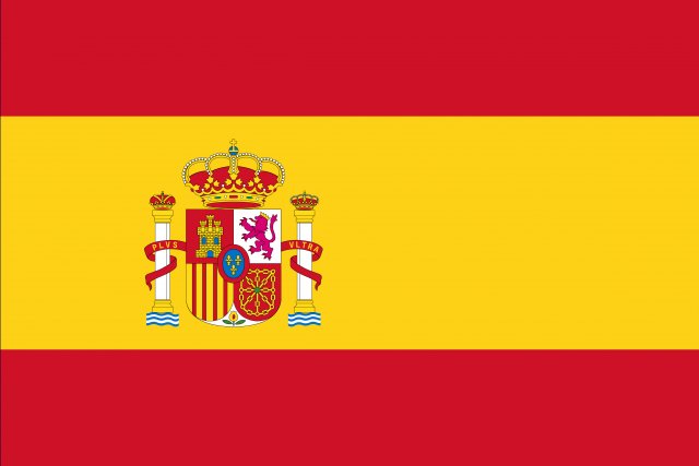 spain flag CG Tekstury .c4d .max .obj .3ds .fbx .stl .blend 