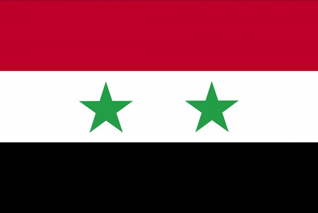 syria flag Tekstur CG .c4d .max .obj .3ds .fbx .stl .blend 