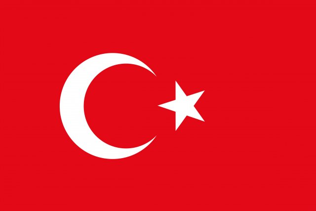 turkey flag CG Текстури .c4d .max .obj .3ds .fbx .stl .blend 