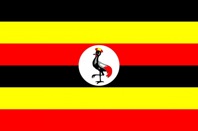 uganda flag CG Dokuları .c4d .max .obj .3ds .fbx .stl .blend 