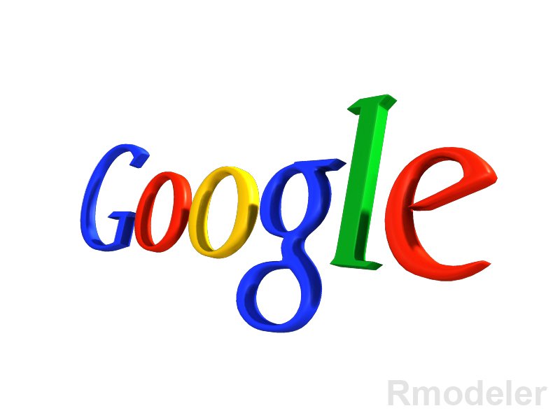 Google 3 класс. Гугл 3д. Гугл лого 3д. 3д модель лого гугл.