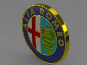 alfa romeo logo 3D Model