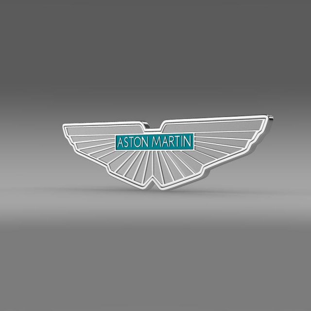 aston martin logo Modelo 3D .c4d .max .obj .3ds .fbx .stl .blend