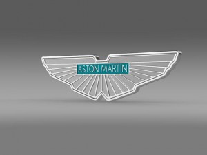 aston martin logo 3Dモデル