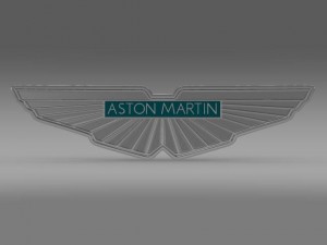 aston martin logo Modelo 3D