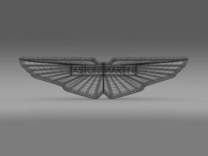 aston martin logo Modelo 3D