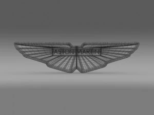 aston martin logo 3D Model