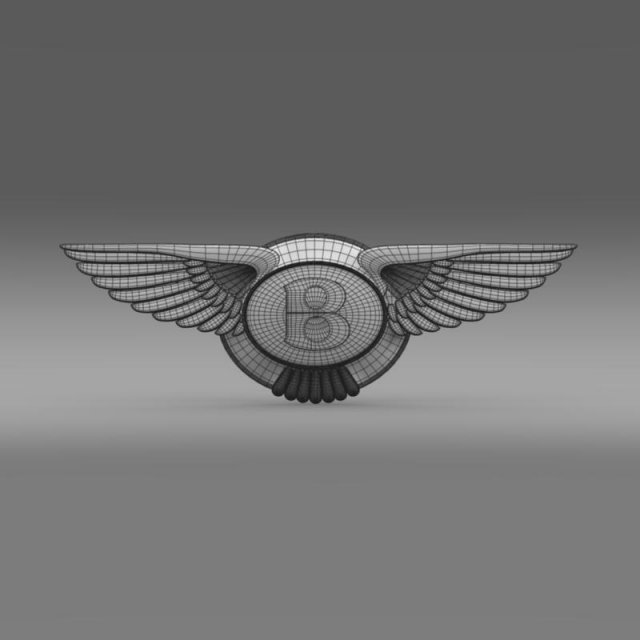 bentley logo Modèle 3D in Parties d'auto 3DExport