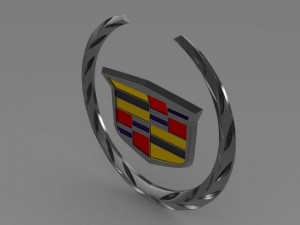 cadillac logo 3D मॉडल