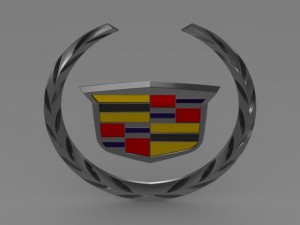 cadillac logo 3D मॉडल