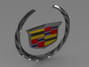 cadillac logo 3D मॉडल