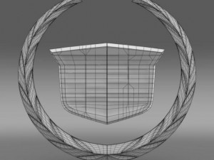 cadillac logo 3D मॉडल