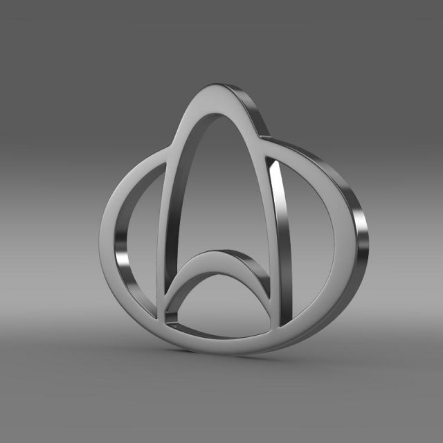chana  logo 3D Model .c4d .max .obj .3ds .fbx .stl .blend 