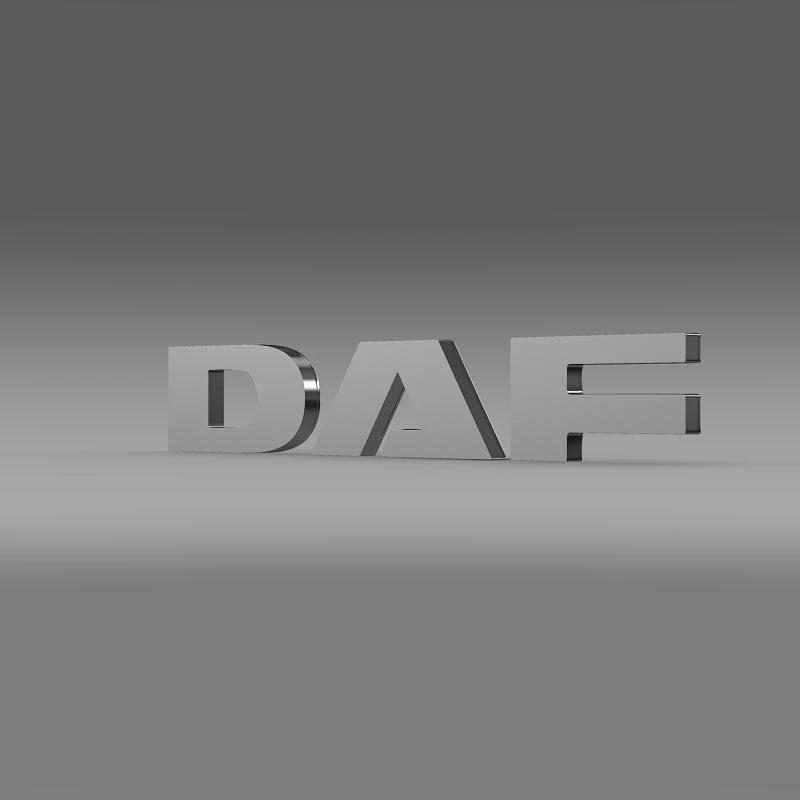 daf logo 3D Model .c4d .max .obj .3ds .fbx .stl .blend