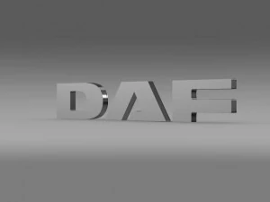 logo daf Model 3D