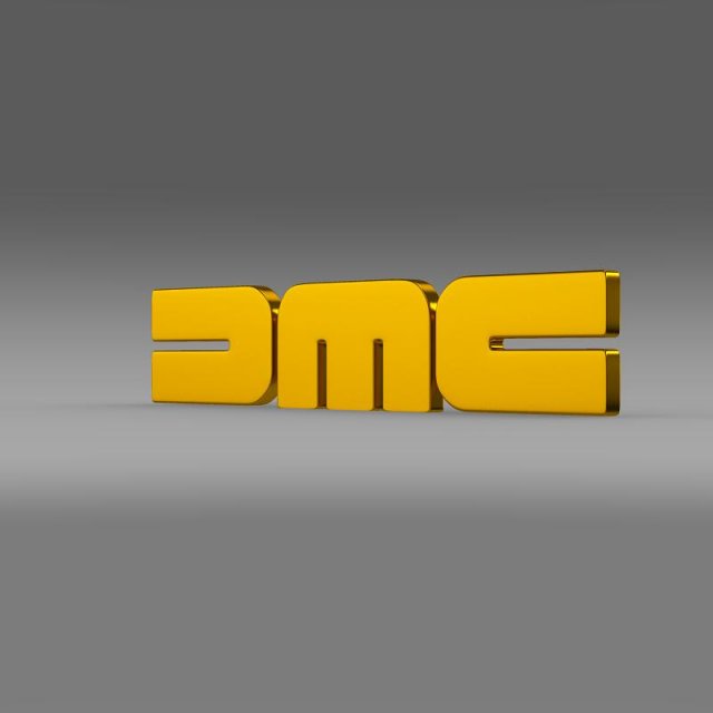 dmc logo 3D-Modell .c4d .max .obj .3ds .fbx .stl .blend 