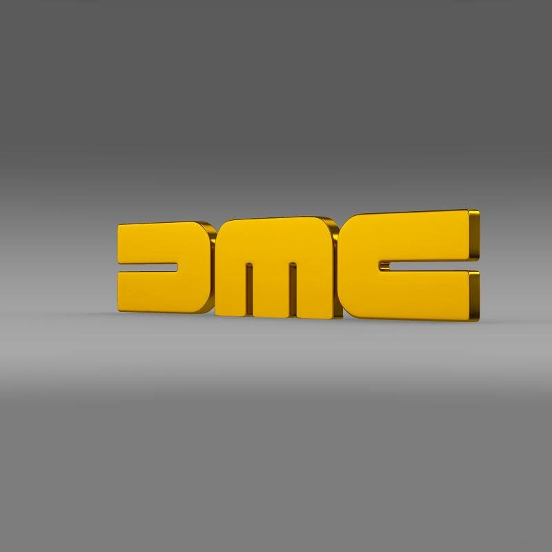 dmc logo 3D Model .c4d .max .obj .3ds .fbx .stl .blend 