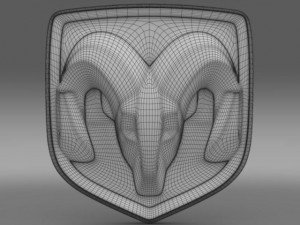 dodge logo 3D 模型