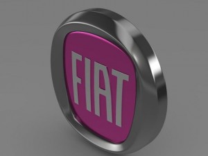 fiat logo 3D Модель