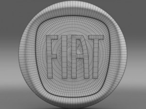 fiat logo 3D Модель