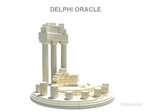 the ruins of the delphic oracle 3D Model