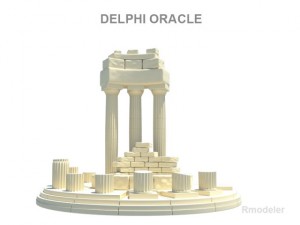 the ruins of the delphic oracle 3D 模型
