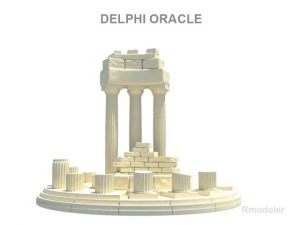the ruins of the delphic oracle 3D Model