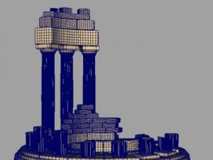 the ruins of the delphic oracle 3D Model