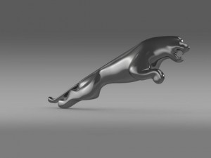 jaguar logo Modelo 3D
