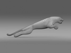 jaguar logo 3D Модель