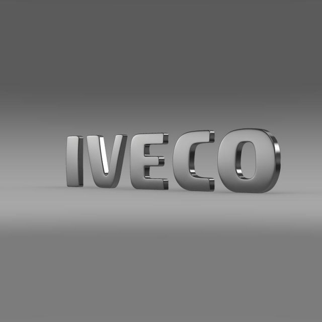 iveco logo 3D Model .c4d .max .obj .3ds .fbx .stl .blend 