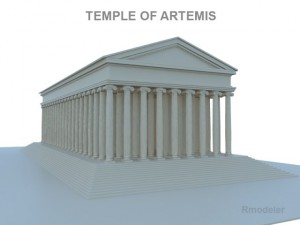 artemis temple 3D Model