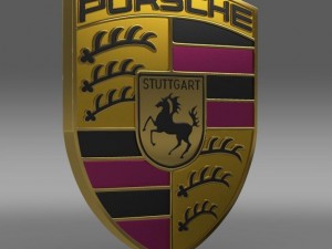 porsche logo Model 3D