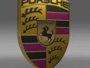porsche logo 3D Model