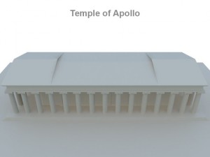 temple of apollo Model 3D