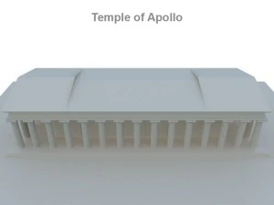 temple of apollo 3D Model