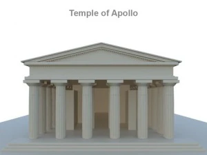 temple of apollo 3D Model