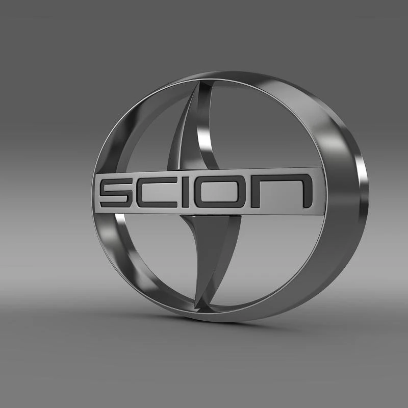 scion logo 3D Model .c4d .max .obj .3ds .fbx .stl .blend 