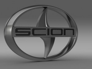 scion logo 3Dモデル